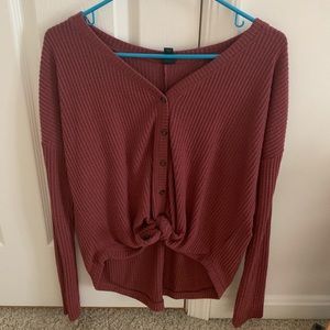 Urban Outfitters Dupe! Tie up Ling Sleeve